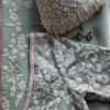 Mint Elegance Embroidered Suit Set