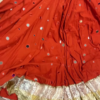 180-5.png Navy Blue Mirror Work Lehenga with Golden Border