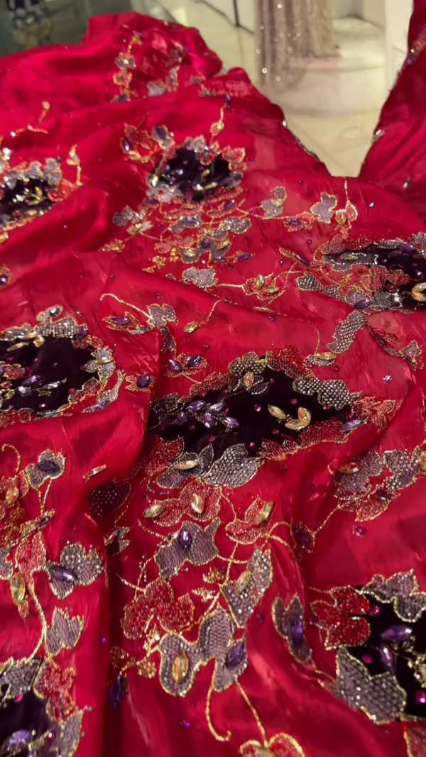186-1.png Scarlet Bloom Handcrafted Lehenga Set
