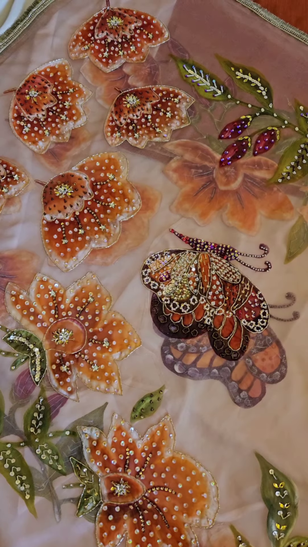 Butterfly Bloom Embroidered Ensemble