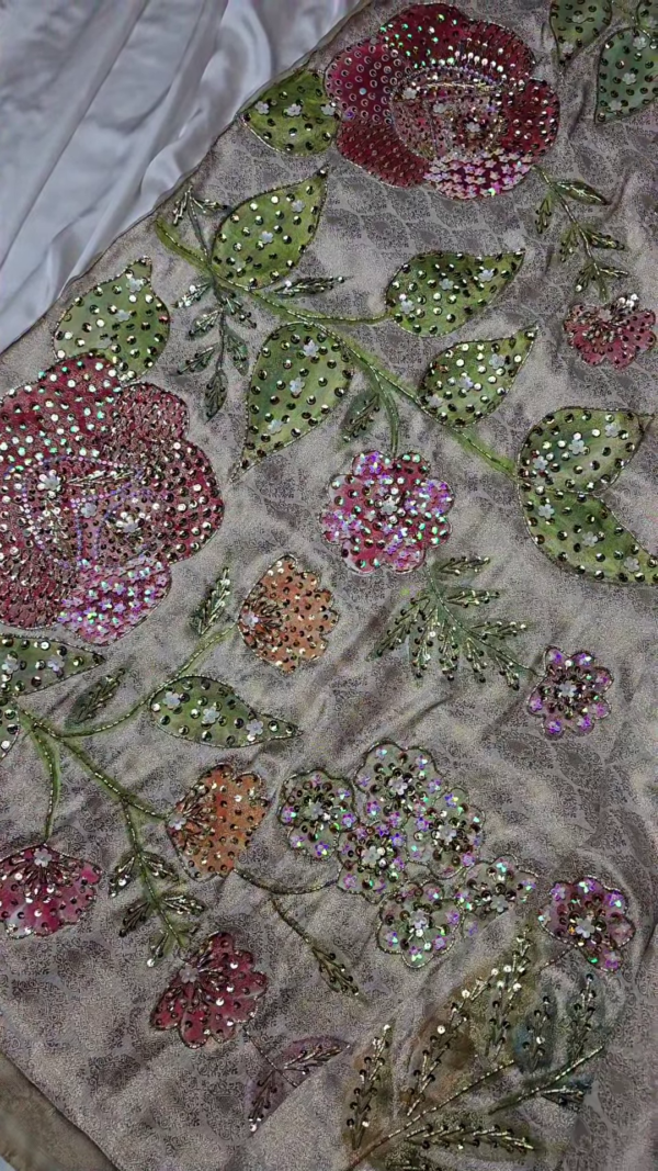 Blossom Luxe Embroidered Fabric