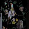 Midnight Majesty Embroidered Velvet Ensemble