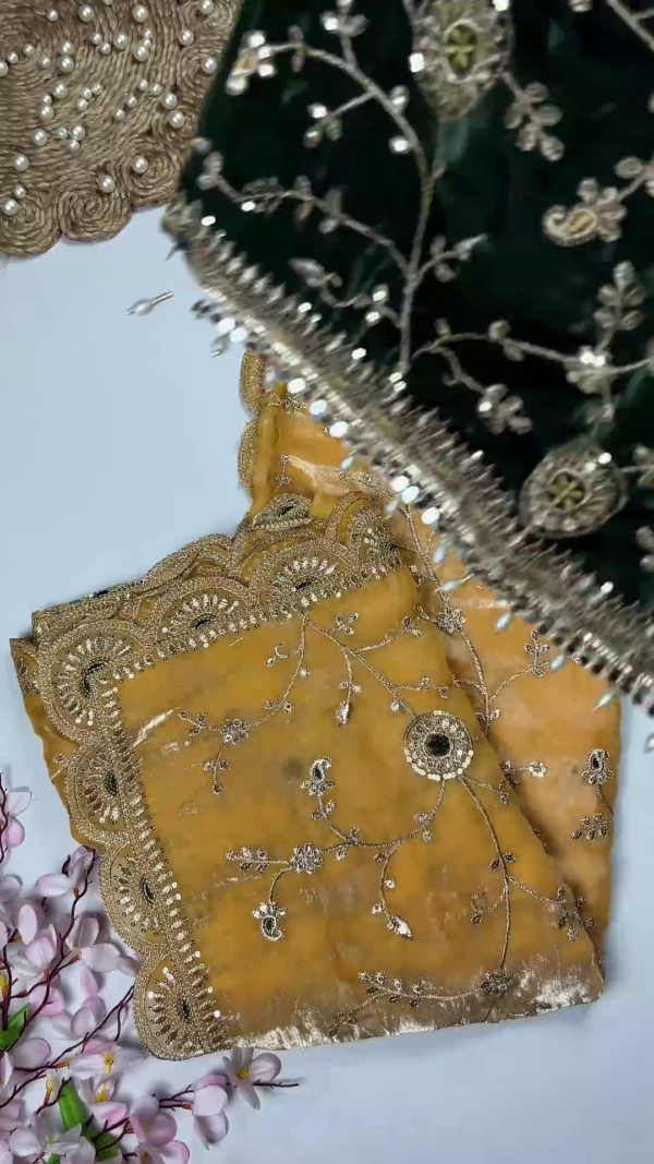 Premium Heavy Embroidered Velvet Readymade Designer Blouse Collection