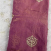 Luxury Maroon Heavy Hand-Embroidered Velvet Designer Blouse