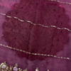 Luxury Lavender Heavy Embroidered Designer Readymade Blouse