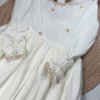 2624-2.png Elegant White Premium Partywear Gown / Dress with Embellished Detailing
