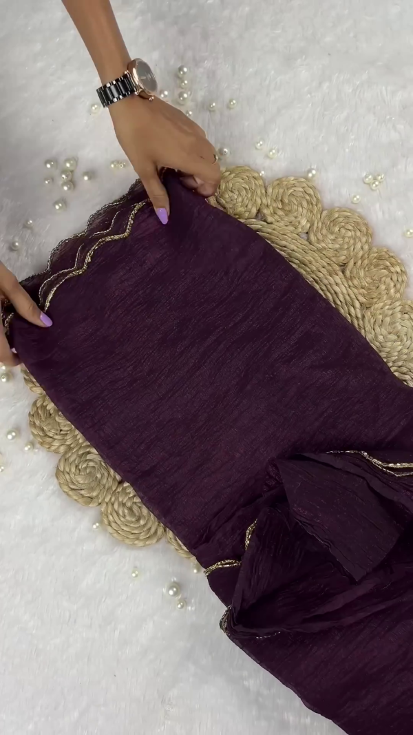 2629-1.png Royal Wine Purple Heavy Embroidered Designer Blouse with Sequin Grid Work