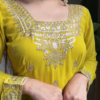 2648-3.png Sunlight Yellow Designer Anarkali Set with Scalloped Embroidery