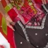 2655-2.png Terracotta Elegance Embroidered Anarkali Gown with Scalloped Detailing
