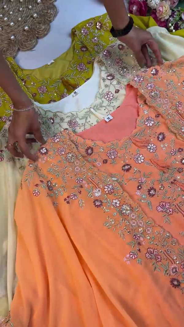 2667-5.png Luminous Cream Embroidered Anarkali with Floral Artistry