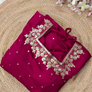 2676-2.png Grand Fuchsia Pink Anarkali with Floral Zari Artistry