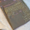 Luminous Rose-Gold Sequin Scalloped Dupatta