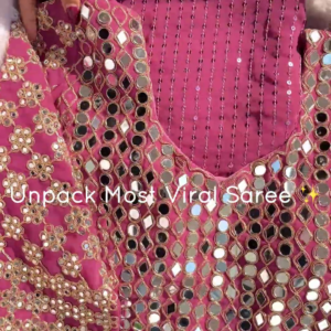 2678-2.png Mauve Pink Mirror-Work Designer Saree Set