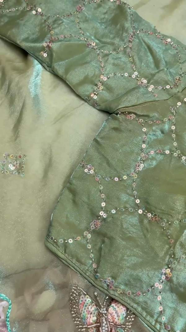 2680-1.png Ethereal Sage Green Ensemble with Butterfly Sequin Accents