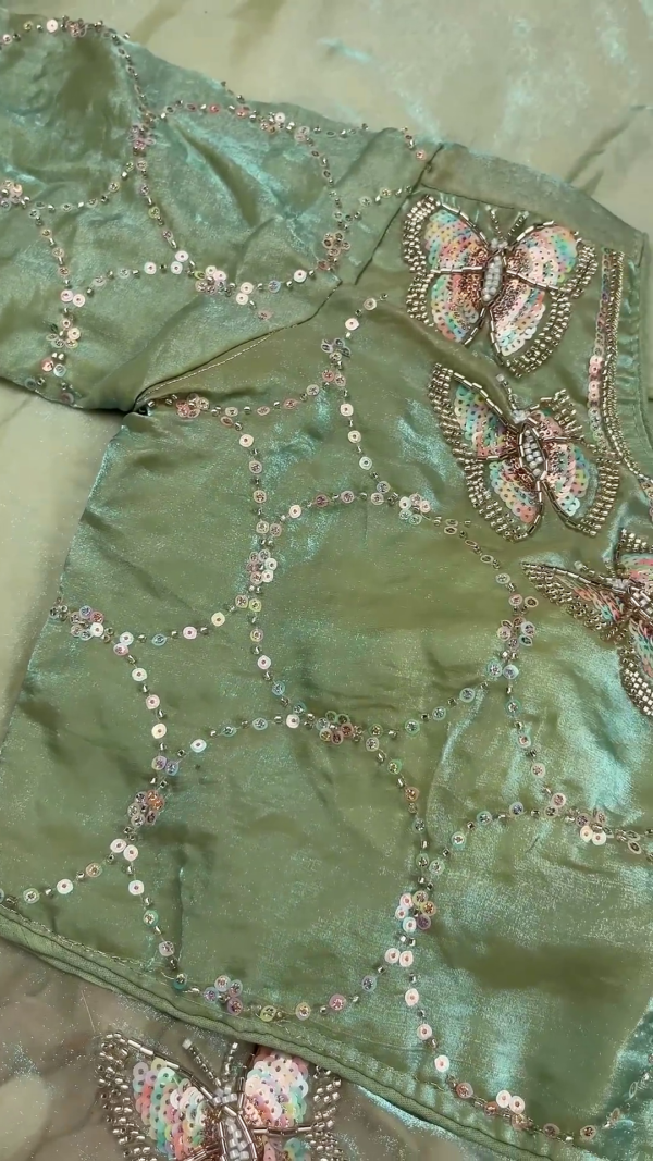 2680-2.png Ethereal Sage Green Ensemble with Butterfly Sequin Accents