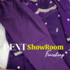 Royal Purple Anarkali with Scalloped Zari Borders