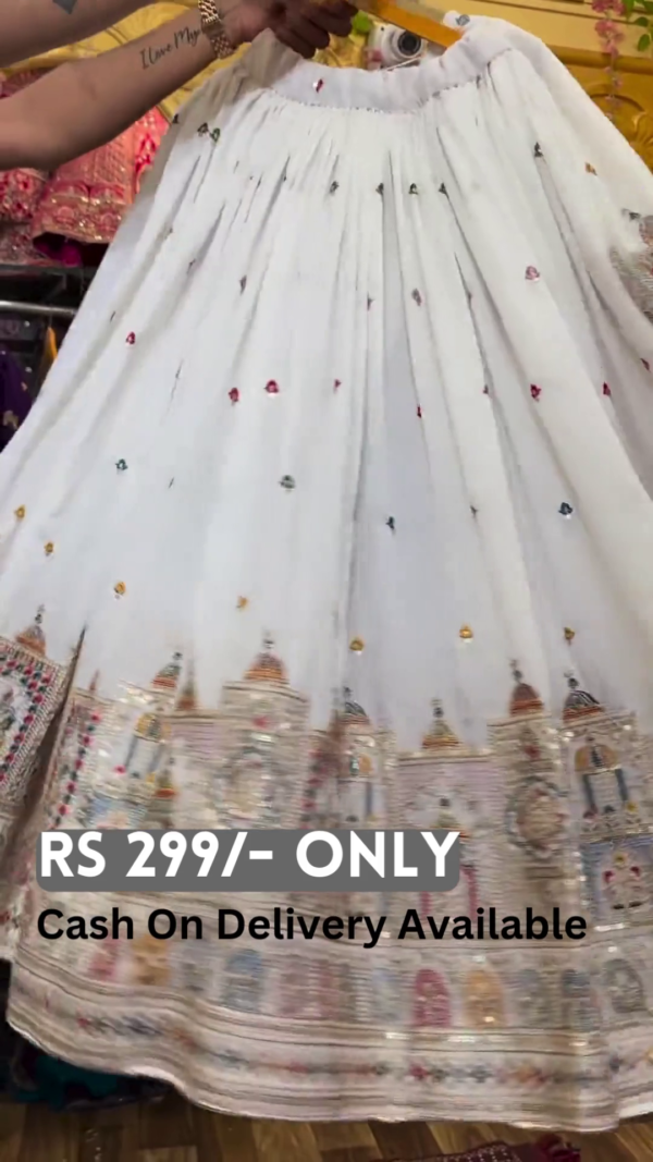 27-1-1.png Royal White & Teal Embroidered Lehenga Set – Majestic Elegance