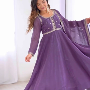 2701-1.png Regal Plum Embroidered Anarkali Set