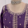 2701-3.png Regal Plum Embroidered Anarkali Set