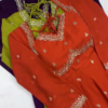 2702-2.png Royal Purple Anarkali with Scalloped Zari Detailing