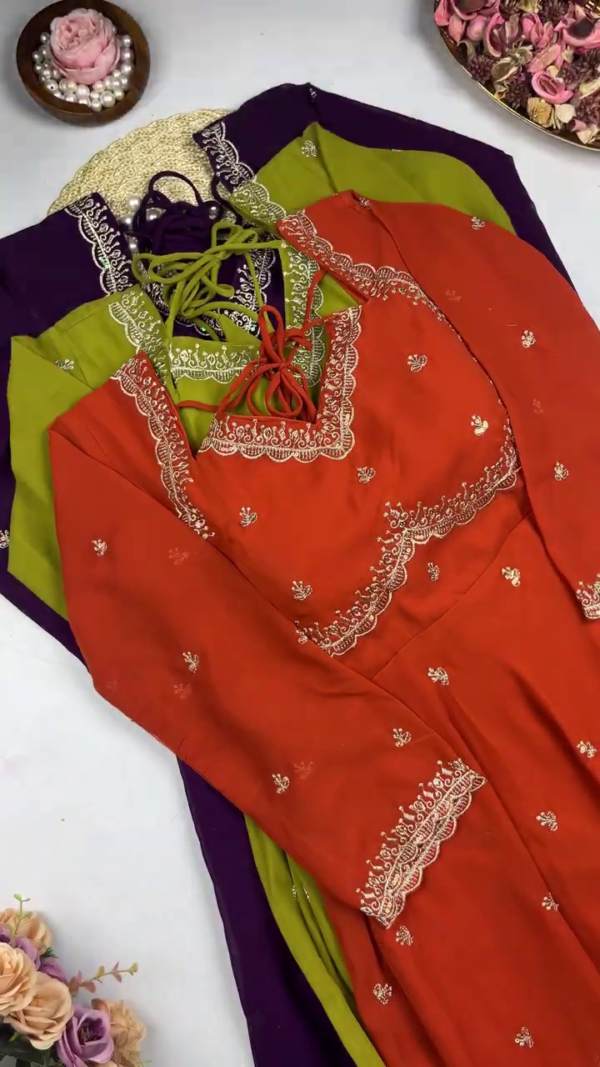 2702-2.png Royal Purple Anarkali with Scalloped Zari Detailing
