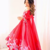 2704-4.png Vibrant Crimson Floral Anarkali Set