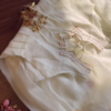 Minimalist Cream Anarkali with Concentrated Gota Borders