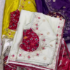 2710-2.png Sun-Kissed Yellow Patola Fusion Saree Set