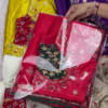 2710-3.png Sun-Kissed Yellow Patola Fusion Saree Set