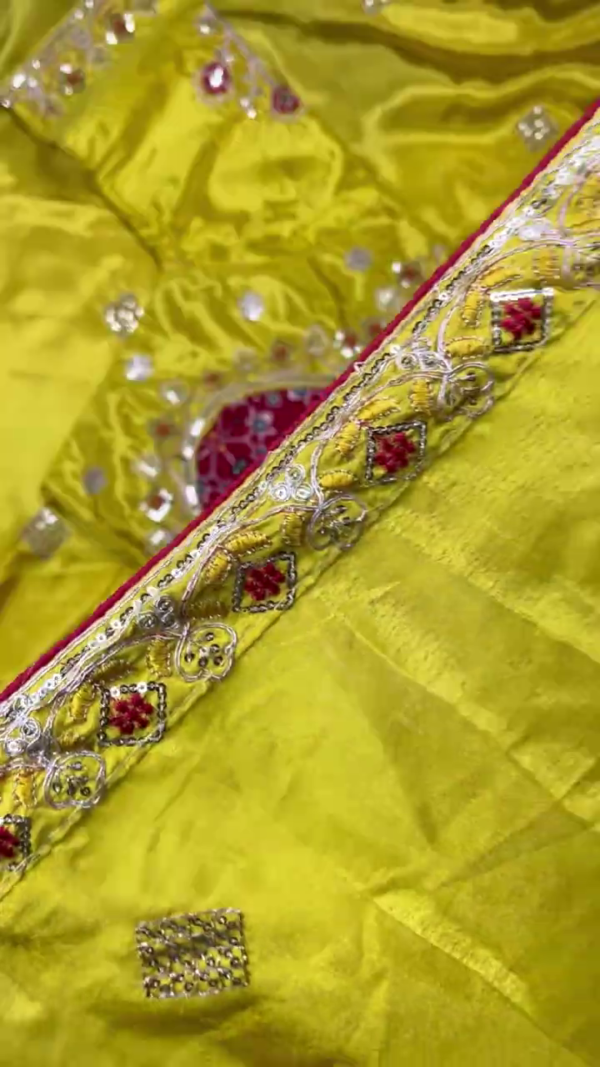 2710-5.png Sun-Kissed Yellow Patola Fusion Saree Set