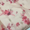 2711-2.png Peach Blossom Saree with Scalloped Mirror-Work Border