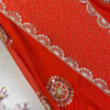 2726-5.png Vibrant Bandhani Georgette Suit with Circular Mirror-Work Medallions