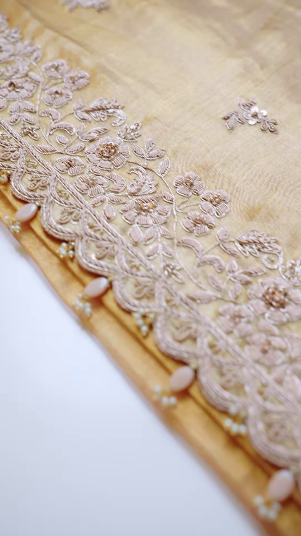 276-2.png Golden Radiance Organza Embroidered Suit Set