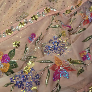 278-1.png Blossom Radiance Peach Sequin Embroidered Suit Set