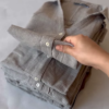 279-1.png Classic Grey Pinstripe Casual Shirt & Denim Combo
