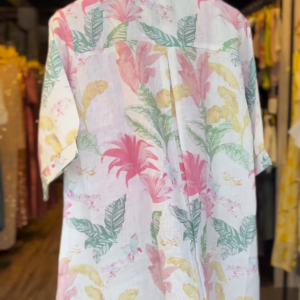 28-1-1-1.png Tropic Whisper Cotton Shirt – Pastel Leaf Print Resortwear