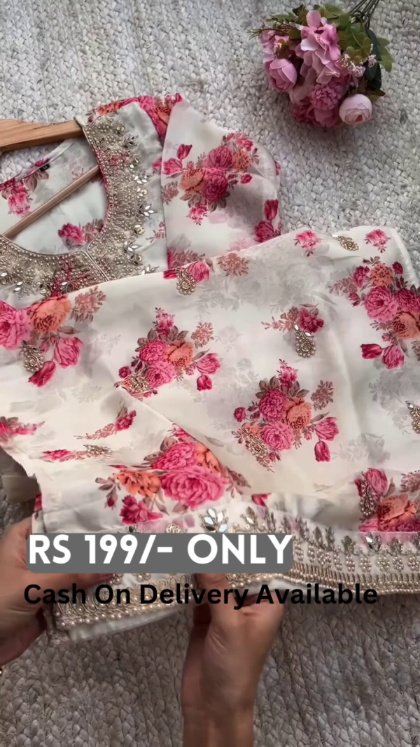 28-3-1.png Elegant Floral Embroidered Kurti with Sheer Dupatta