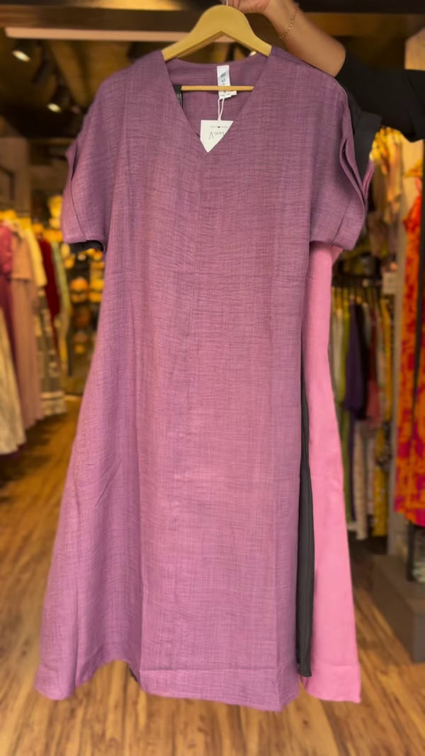 Blush Breeze Cotton Dress – Soft Pink Summer Essential