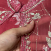 290-2.png Deep Wine Velvet Net Kurta Set with Floral Sequin Embroidery