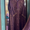 293-1.png Royal Purple Chanderi Silk Kurta Set with Intricate Thread Embroidery & Handcrafted Detailing