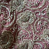 Noorani Dusty Rose Hand-Embroidered Blouse with Jacquard Silk Dupatta