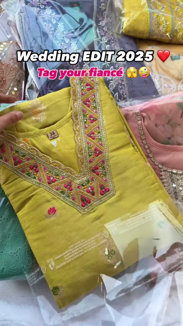 Wedding Edit 2025: Blush Pink Embellished Kurta