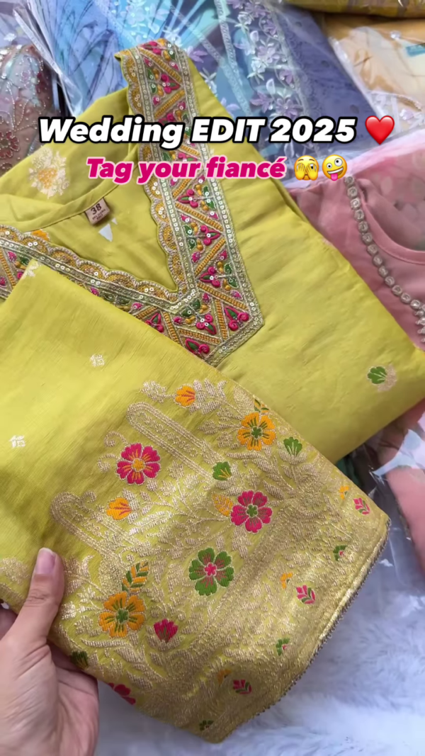 Wedding Edit 2025: Blush Pink Embellished Kurta