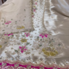 Ivory Silk Embroidered Lehenga Set
