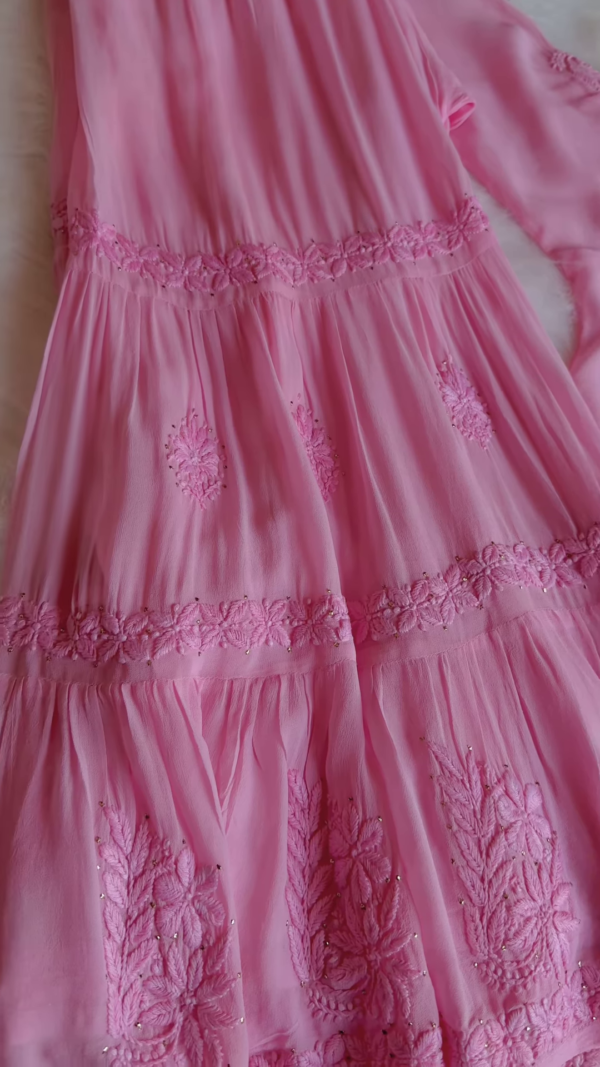 302-1.png Roseblush Embroidered Chiffon Long Dress