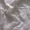 Ivory Pichwai Embroidered Linen Blend Fabric