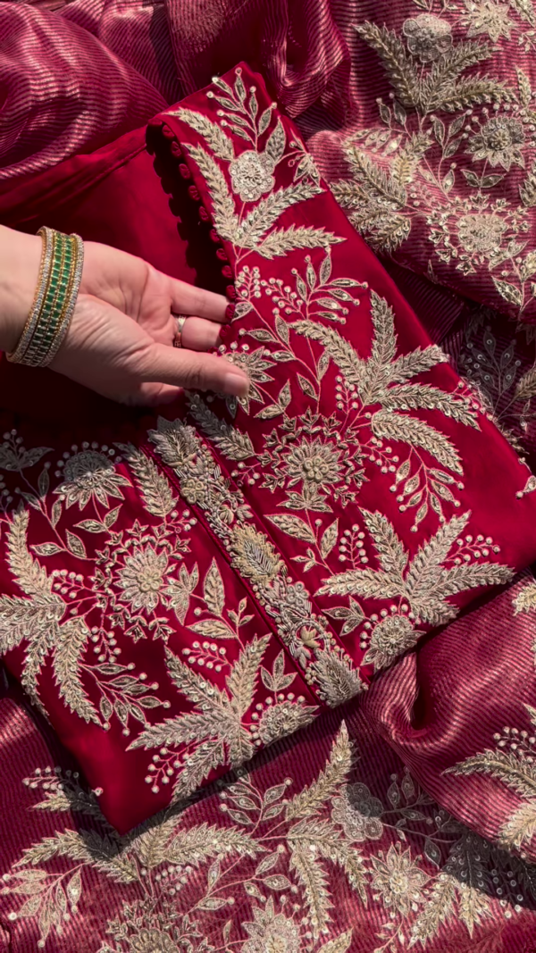 355-4.png Crimson Zari Embroidered Unstitched Suit Set