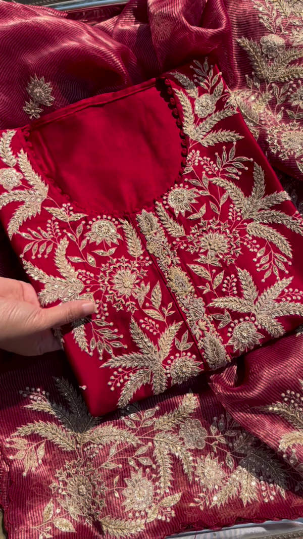 355-5.png Crimson Zari Embroidered Unstitched Suit Set