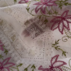 Ivory Chikankari Inspired Floral Embroidered Suit Set with Pink Accents