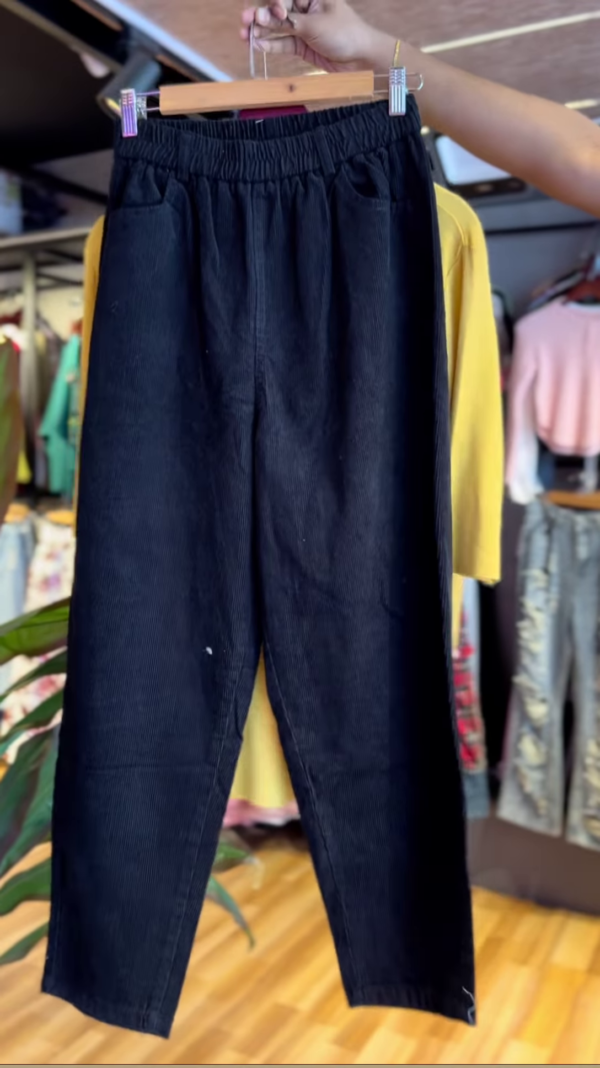 Golden Bloom: Collared Tee & Cropped Pants Set